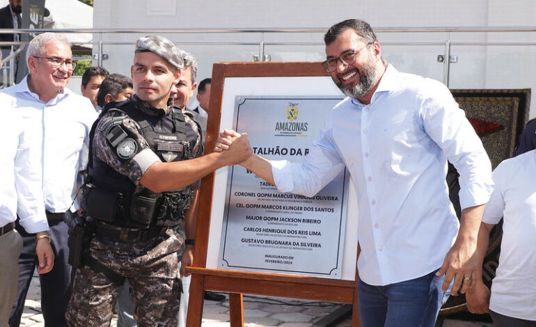 Wilson Lima inaugura novo batalhão da Rocam para atender a população