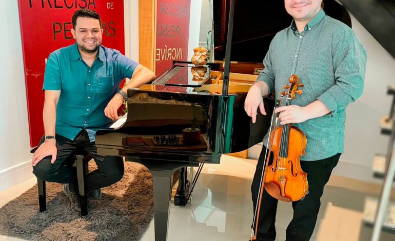 Imersão Musical para quem mais precisa: Duo Farias realiza concertos didáticos em Manaus