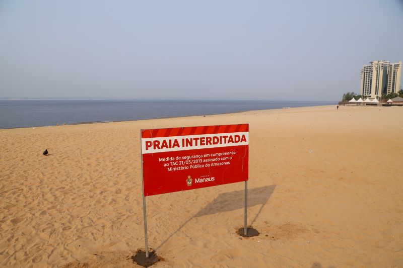 Praia da Ponta Negra vai seguir interditada durante as festividades de fim de ano